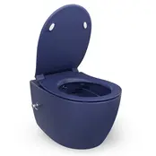 Geberit UP320 toiletset - ISVEA Hangend toilet met bidet Blauw