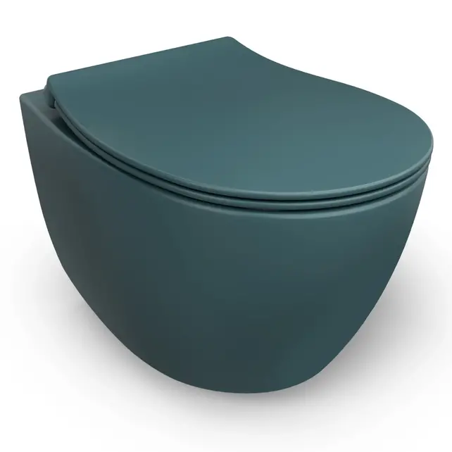 Geberit UP320 toiletset - ISVEA Petrol Groen Hangend toilet