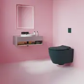 Geberit UP320 toiletset - ISVEA Petrol Groen Hangend toilet