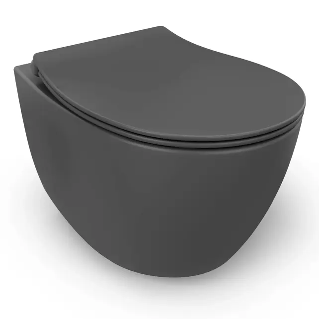 Geberit UP320 toiletset - ISVEA Antraciet Hangend toilet