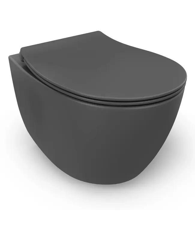 Geberit UP320 toiletset - ISVEA Antraciet Hangend toilet