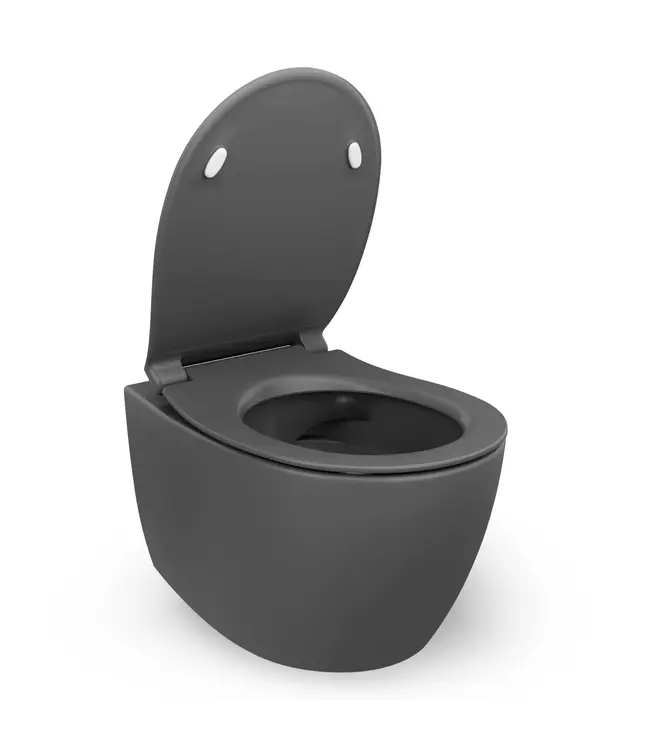 Geberit UP320 toiletset - ISVEA Antraciet Hangend toilet