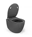 Geberit UP320 toiletset - ISVEA Antraciet Hangend toilet