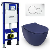 Geberit UP320 toiletset - ISVEA Blauw Hangend toilet
