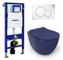 Geberit UP320 toiletset - ISVEA Blauw Hangend toilet