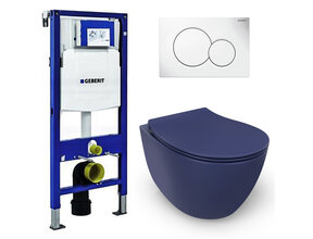 Geberit UP320 toiletset - ISVEA Blauw Hangend toilet