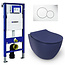 Isvea Geberit UP320 toiletset - ISVEA Blauw Hangend toilet