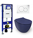 Geberit UP320 toiletset - ISVEA Blauw Hangend toilet