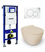Isvea Geberit UP320 toiletset - ISVEA Ivoor Hangend toilet