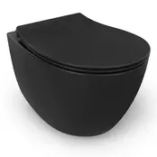 Geberit UP320 toiletset - ISVEA Mat Zwart Hangend toilet