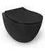 Geberit UP320 toiletset - ISVEA Mat Zwart Hangend toilet