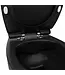 Geberit UP320 toiletset - ISVEA Mat Zwart Hangend toilet