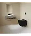 Geberit UP320 toiletset - ISVEA Mat Zwart Hangend toilet