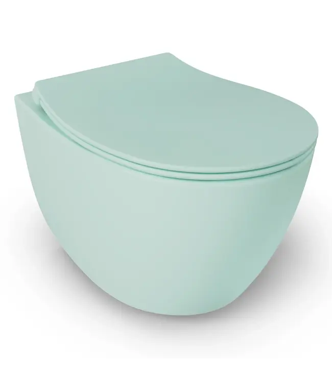 Geberit UP320 toiletset - ISVEA Mint Groen Hangend toilet
