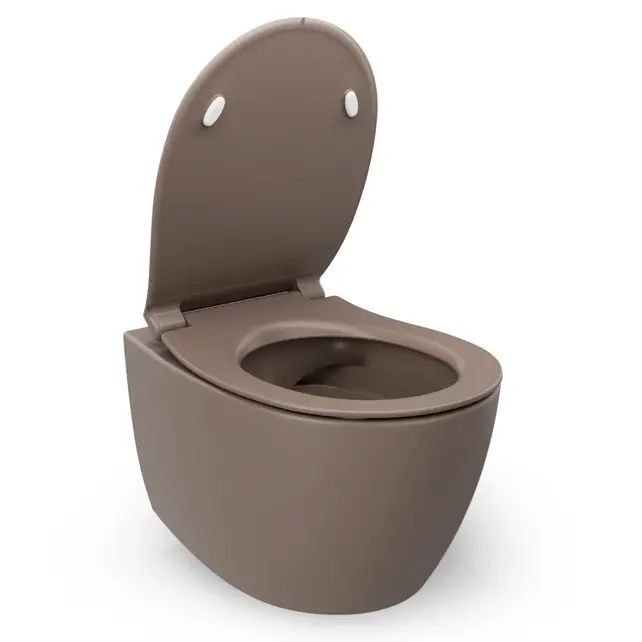 Geberit UP320 toiletset - ISVEA Mat Taupe Hangend toilet