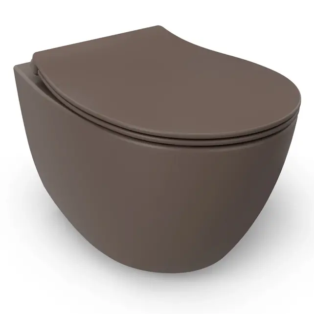 Geberit UP320 toiletset - ISVEA Mat Taupe Hangend toilet