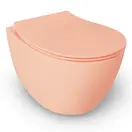 Hangtoilet Randloos Mat Zalm⎢Isvea Sentimenti NEO⎢excl. wc bril