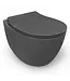 Isvea Hangtoilet Randloos Mat Antraciet⎢Isvea Sentimenti NEO⎢excl. wc bril