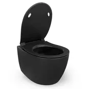 Hangtoilet Randloos Mat Zwart⎢Isvea Sentimenti NEO⎢excl. wc bril Hangtoilet Randloos Mat Zwart⎢Isvea Sentimenti NEO⎢excl. wc bril