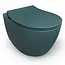 Isvea Hangtoilet Randloos Mat Petrol Groen⎢Isvea Sentimenti NEO⎢excl. wc bril