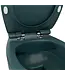 Isvea Hangtoilet Randloos Mat Petrol Groen⎢Isvea Sentimenti NEO⎢excl. wc bril