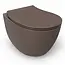 Isvea Hangtoilet Randloos Mat Taupe⎢Isvea Sentimenti NEO⎢excl. wc bril