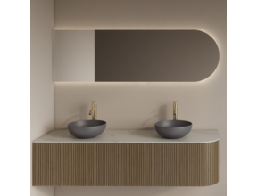 Spiegel Gliss Zelus 100x60cm Links – sensor bediening met dimbaar licht & spiegelverwarming