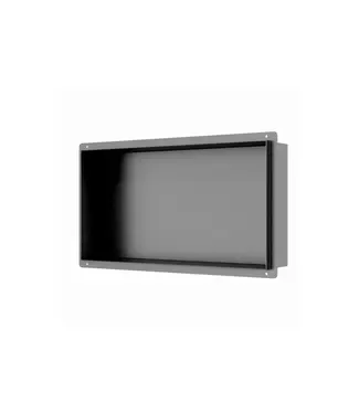 DutchLine Inbouwnis Betegelbaar Tinca Gunmetal 60x30x10cm