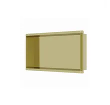 Inbouwnis Betegelbaar Tinca Geborsteld Messing Goud 60x30x10cm