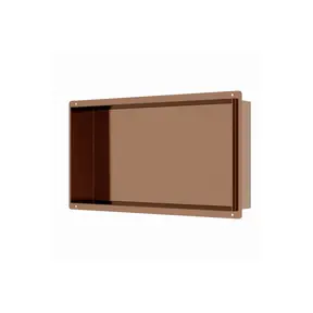 Inbouwnis Betegelbaar Tinca Geborsteld Brons Koper 60x30x10cm