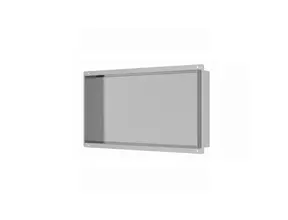 Inbouwnis Betegelbaar Tinca RVS 60x30x7cm