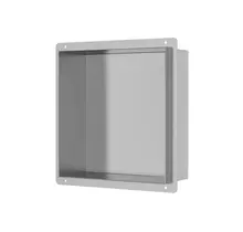 Inbouwnis Betegelbaar Tinca RVS 30x30x7cm