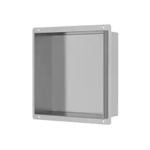 Inbouwnis Betegelbaar Tinca RVS 30x30x7cm