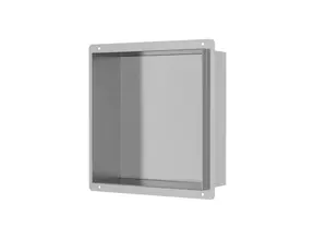 Inbouwnis Betegelbaar Tinca RVS 30x30x7cm