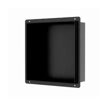 Inbouwnis Betegelbaar Tinca Mat Zwart 30x30x7cm