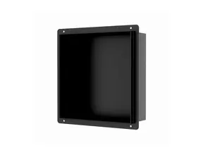 Inbouwnis Betegelbaar Tinca Mat Zwart 30x30x7cm