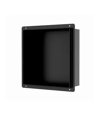 DutchLine Inbouwnis Betegelbaar Tinca Mat Zwart 30x30x7cm