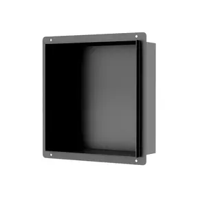 Inbouwnis Betegelbaar Tinca Gunmetal 30x30x7cm