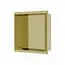 DutchLine Inbouwnis Betegelbaar Tinca Geborsteld Messing / Goud 30x30x7cm
