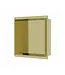DutchLine Inbouwnis Betegelbaar Tinca Geborsteld Messing / Goud 30x30x10cm