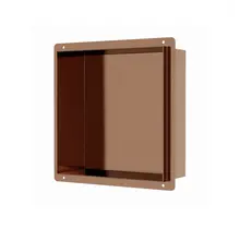 Inbouwnis Betegelbaar Tinca Geborsteld Brons koper 30x30x10cm