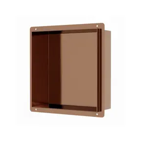 Inbouwnis Betegelbaar Tinca Geborsteld Brons koper 30x30x10cm