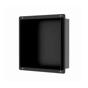 Inbouwnis Betegelbaar Tinca Mat Zwart 30x30x10cm