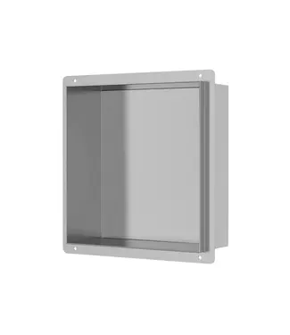 DutchLine Inbouwnis Betegelbaar Tinca RVS 30x30x10cm