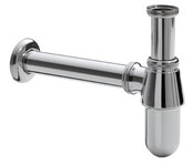 Bekersifon Chroom Sifon Metaal 5/4 ø32-33cm afvoersifon wastafel