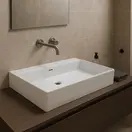 Wastafel Tight 80x47x15cm Glans Wit zonder kraangat – Keramisch