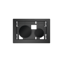 TECEloop Bedieningspaneel – Modulair Bedieningselement Mat Zwart toetsen