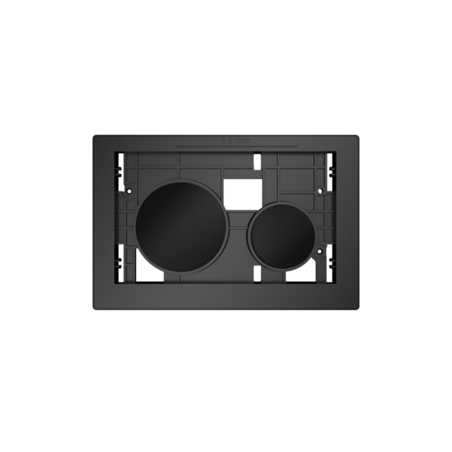 TECEloop Bedieningspaneel – Modulair Bedieningselement Mat Zwart toetsen