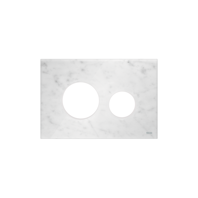 TECEloop Frontplaat Marmer Wit - 9240613 voor Modulair Systeem Bedieningselement