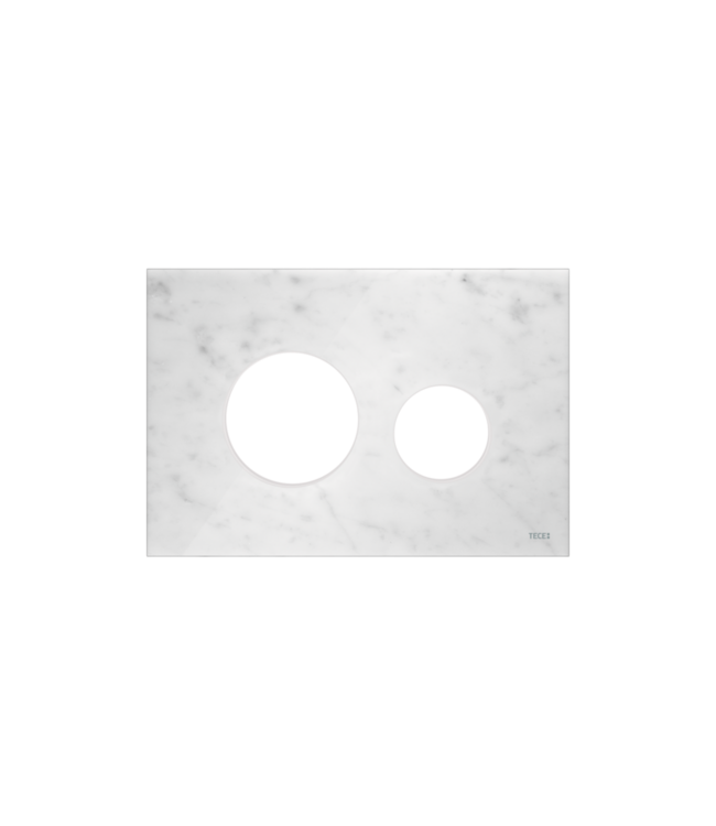 TECEloop Frontplaat Marmer Wit - 9240613 voor Modulair Systeem Bedieningselement